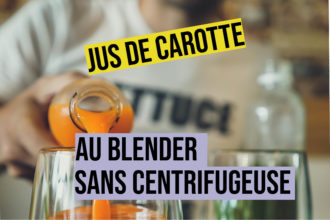 comment faire du jus de carotte avec un blender